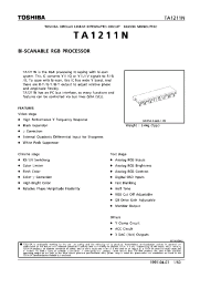 Datasheet TA1211N manufacturer Toshiba