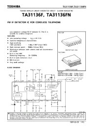 Datasheet TA31136 manufacturer Toshiba