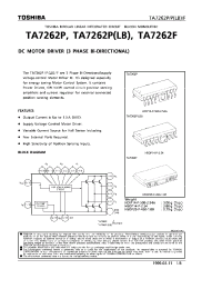 Datasheet TA7262P manufacturer Toshiba