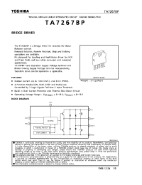 Datasheet TA7267 manufacturer Toshiba