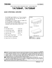 Datasheet TA75064 manufacturer Toshiba