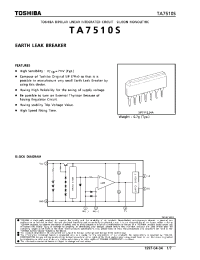 Datasheet TA7510S manufacturer Toshiba