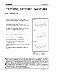 Datasheet TA75339P manufacturer Toshiba