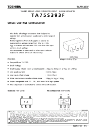Datasheet TA75S393 manufacturer Toshiba