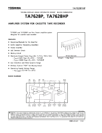 Datasheet TA7628 manufacturer Toshiba