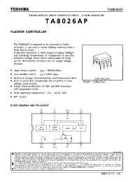 Datasheet TA8026AP manufacturer Toshiba