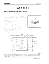 Datasheet TA8145 manufacturer Toshiba