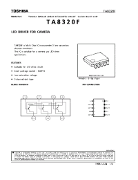 Datasheet TA8320F manufacturer Toshiba