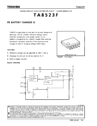 Datasheet TA8523F manufacturer Toshiba