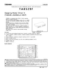 Datasheet TA8529F manufacturer Toshiba