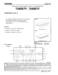 Datasheet TA8667 manufacturer Toshiba