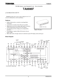 Datasheet TA8696F manufacturer Toshiba