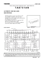 Datasheet TA8751 manufacturer Toshiba