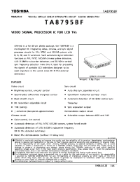 Datasheet TA8795BF manufacturer Toshiba