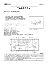 Datasheet TA8800 manufacturer Toshiba