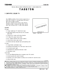 Datasheet TA8879 manufacturer Toshiba