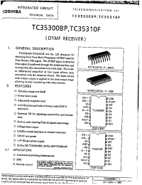 Datasheet TC35300BP manufacturer Toshiba