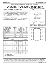 Datasheet TC4512B manufacturer Toshiba