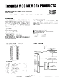 Datasheet TC53257P manufacturer Toshiba