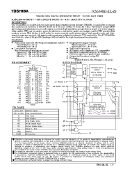Datasheet TC551402J manufacturer Toshiba