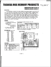 Datasheet TC55257AFL-12 manufacturer Toshiba