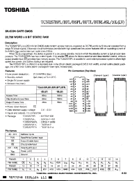 Datasheet TC55257BFL-10L manufacturer Toshiba