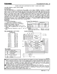 Datasheet TC554001FTL-10V manufacturer Toshiba