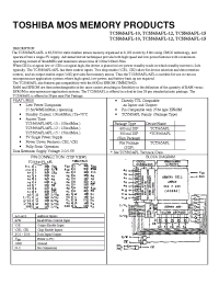 Datasheet TC5565 manufacturer Toshiba