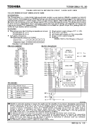 Datasheet TC558128AJ-15 manufacturer Toshiba