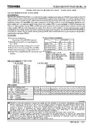 Datasheet TC55V1001FT-10 manufacturer Toshiba