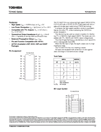 Datasheet TC74ACT374 manufacturer Toshiba