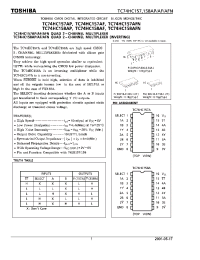 Datasheet TC74HC158AF manufacturer Toshiba