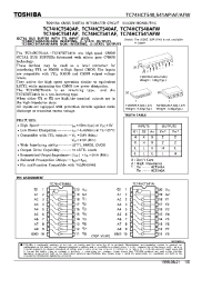 Datasheet TC74HCT541AFW manufacturer Toshiba