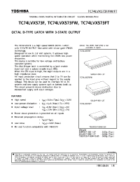 Datasheet TC74LVX573 manufacturer Toshiba