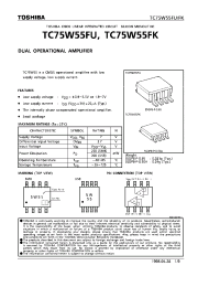 Datasheet TC75W55FU manufacturer Toshiba