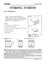 Datasheet TC75W57FK manufacturer Toshiba