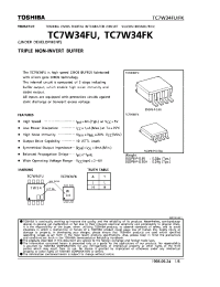 Datasheet TC7W34 manufacturer Toshiba