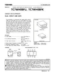 Datasheet TC7WH08FK manufacturer Toshiba