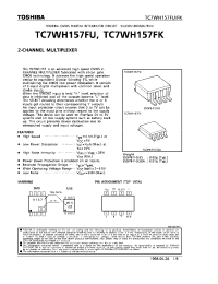 Datasheet TC7WH157 manufacturer Toshiba