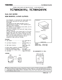 Datasheet TC7WH241 manufacturer Toshiba