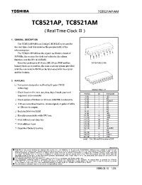 Datasheet TC8521AP manufacturer Toshiba