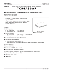 Datasheet TC90A30AF manufacturer Toshiba