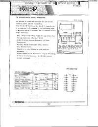 Datasheet TC9148P manufacturer Toshiba