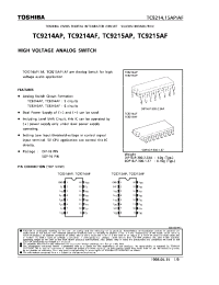 Datasheet TC9214AF manufacturer Toshiba