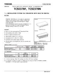 Datasheet TC9237BF manufacturer Toshiba