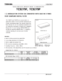 Datasheet TC9279F manufacturer Toshiba