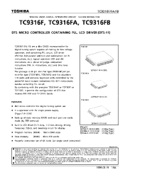 Datasheet TC9316F manufacturer Toshiba