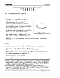Datasheet TC9327 manufacturer Toshiba