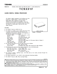 Datasheet TC9331 manufacturer Toshiba