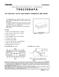 Datasheet TD62308APA manufacturer Toshiba